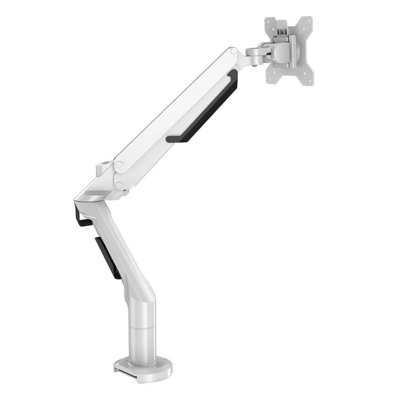 Epic Gamers Single Gas Spring Monitor Arm - White - حامل شاشة